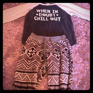 Justice girls size 10 pajamas